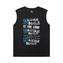 Geek Programmerare Tee Kvalitet Ärmlös T Shirt Svart