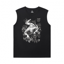 Spiderman Mens Sleeveless Sports T Shirts Marvel The Avengers Tees
