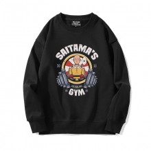One Punch Man Sweatshirts Japanese Anime Black Jacket
