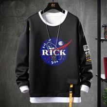 Rick ja Morty Puserot Musta Huppari
