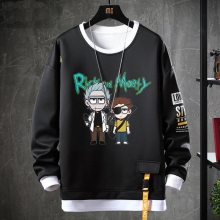 Rick ja Morty Villapaita Fake Kaksiosaiset Collegepaidat