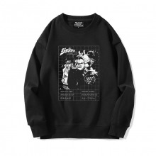 Anime JoJo Sweater Black Kujo Jotaro Sweatshirt