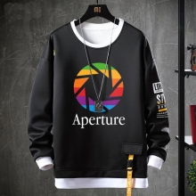 Falska två-Piece Hoodie Fotograf Sweatshirt
