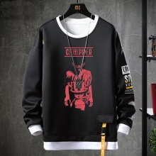 Καυτό θέμα Anime ένα κομμάτι hoodie ψεύτικο δύο τεμαχίων ελικόπτερο φούτερ