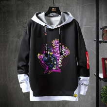 Vintage Anime JoJo Kurtka Fajne bluzy