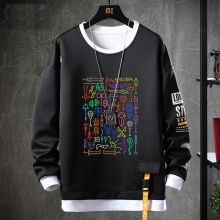 WOW World Of Warcraft Coat Fake Two-Piece Sweatshirts