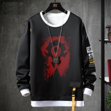 WOW World Of Warcraft Tops Fake Two-Piece Sweatshirts