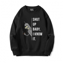 Futurama Sweatshirts अमेरिकी Anime काले जैकेट