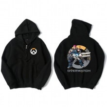 Zarya निगरानी Merch काले Sweatshirt ऊपर ज़िप