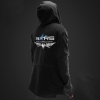 Cool Black shooter lang hoodie sort Hættetrøje til unge