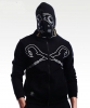 Overwatch Roadhog Cosplay Hoodie OW anh hùng Full Zip Sweatshirt