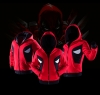 Jakość Deadpool Cosplay Bluza z kapturem Red superhero dla młodzieży