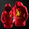Star Craft 2 Protoss sudaderas negro con cremallera abrigos Cool