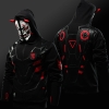 Overwatch Oni Genji Maske Cosplay Hoodie Qualität ow Hero Sweatshirt