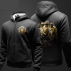 शांत sweatshirts पुरुष जिपर शीतकालीन हूडि मोटी काले कपास खेल