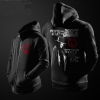 v สำหรับอาฆาต V Hoodie ผู้ชายสีดำเสื้อซิปสำหรับเยาวชน