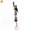 12CM CF Camuflaje arma de metal modelo de arma Llavero