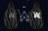 Světelný Alan Walker s kapucí mikina vybledlé Cosplay Long Hoodie