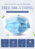 3-Ply PM2.5 Disposable Anti-Dust Surgical Medical Mask Earloops Masks Anti-dust virus Safe KN95 Mask