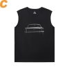 Car Mens T Shirt Without Sleeves Cool car engine Tee