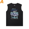 Hot Topic Auto Motor Tshirt Racing Car gedruckt ärmellose T Shirts für Herren