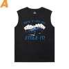 Racing Car T-Shirt Cotton Ford Sleeveless T Shirt For Gym
