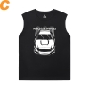 Camisa de carro personalizada Ford Mens Designer Camisetas sem Mangas