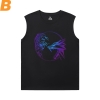 Den Witcher Ærmeløs Wicking T-shirts Bomuld Cyberpunk T-shirts