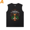 Harry Potter T-Shirts Cotton Black Sleeveless T Shirt