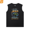 Auto Vintage trička bez rukávů Cool Jeep Tričko