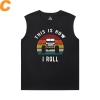 Závodní auto Pánské trička bez rukávů XXL Jeep Tees