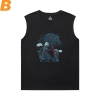 Рік і morty сорочка якість чорний без рукавів Tshirt