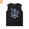 Personalised Necronomicon Tshirts Cthulhu Mythos Mens Sleeveless Sports T Shirts