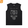 Fotograaf Tee Shirt Katoen Goedkope Mens Sleeveless T-shirts