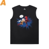 Jeden Punch Man bez rukávů tištěné trička Pánské Vintage Anime Shirt