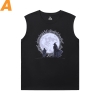 Lord of the Rings Ærmeløs Bomuld T shirts Kvalitet Tees