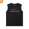 One Piece Black Sleeveless T Shirt Mens Anime Quality T-Shirts