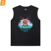 Miyazaki Hayao Princess Mononoke ärmlös tryckt t shirts mens hett ämne Tee