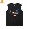 Superhero Tshirt Justiție Liga Superman tricouri fără mâneci bărbați pentru sala de gimnastică