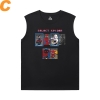 Spiderman Sleeveless T Shirt Untuk Menjalankan Marvel The Avengers Tees