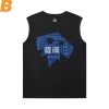 World Warcraft Tee Blizzard Mens Sans manches T-shirts