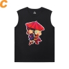 Undertale camiseta calidad molesto perro cráneo hombres camisetas sin mangas para el gimnasio