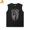 Aanval op Titan Mens Oversized Sleeveless T Shirt Anime Shirt