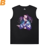 Anime Demon Slayer Tee Shirt Cotton Sports Sans manches T-shirts
