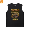 Qualität Jeep Wrangler Tshirts Auto ärmellose Baumwolle T Shirts