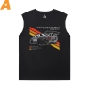 Racing Car T-Shirt Cotton GTR Męskie koszulki sportowe bez rękawów