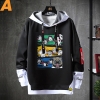 Jaqueta undertale falso duas peças irritantes dog skull moletom