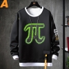 Matematik Sweatshirts Geek Svart PI Toppar