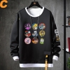Undertale abrigo falso dos piezas molesto perro cráneo sudaderas