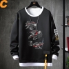 Sudadera Undertale Negro Molesto Perro Cráneo Suéter